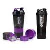 2 Pzas Mezclador De Proteínas Vaso Deportivo Shaker Para Gimnasio