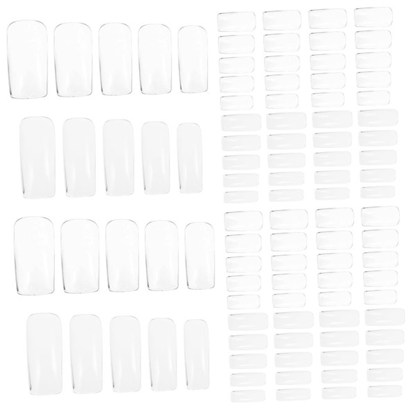Healvian Nail Extension Tips Nail Sheets Fake Nails Kit Abs