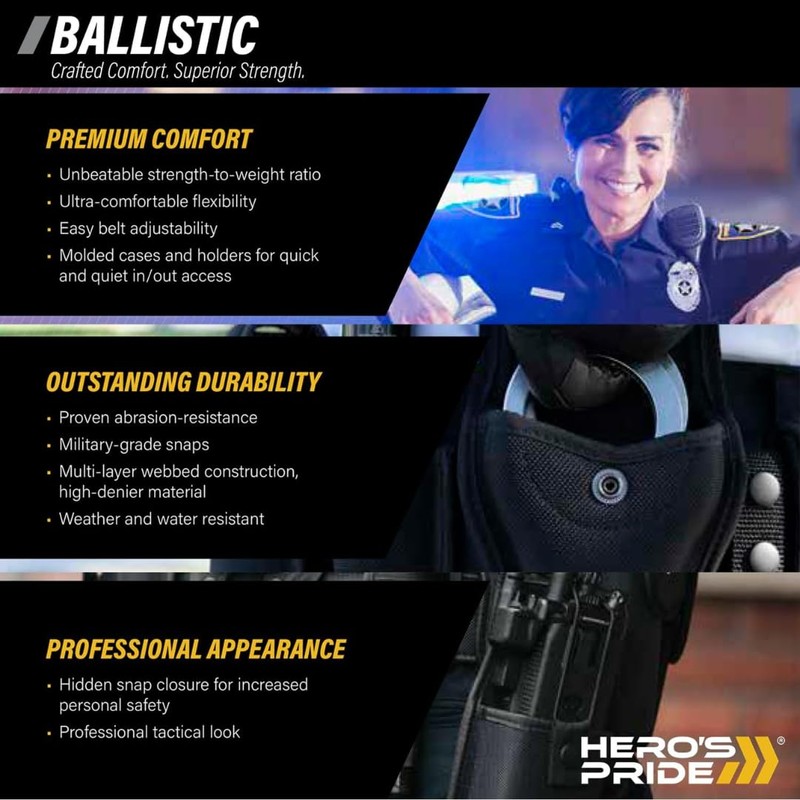 Hero's Pride Molded Ballistic Alarm Case, Nylon Tactical Case for