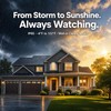 Dzees 2K Solar Wireless Outdoor Security Cameras, Battery Powered, 2-Pack