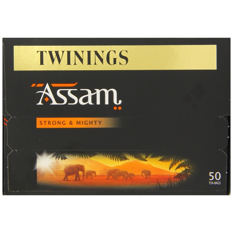Twinings Assam 50's (Pack of 4, Total 200 Tea Bags)