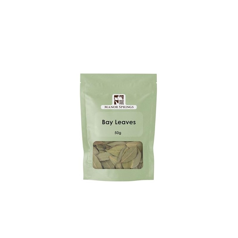 Dried Bay Leaves 50g by Manor Springs
