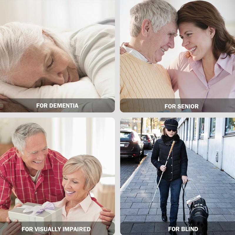 Hearkent Atomic Talking Watch for Women Self-Setting for Visually impaired