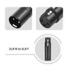 Lrbners XLR Male to Female Audio Adapter, Black Shell Secure