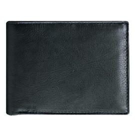 Texan Bull Wallet for Men-Genuine Leather RFID Signal Blocking Bifold MultiCard Wallet Purse (Black)