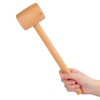 Wooden Mallet,Wooden Handle Hammer, Woodworking Wood Mallet, Wooden Tapping Wood