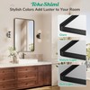 TokeShimi 24x32 Black Bathroom Mirror,Bathroom Vanity Mirror with Tempered Glass,Modern