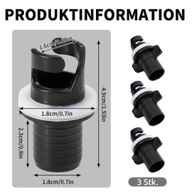 AHEJIOO SUP Adapter for Compressor SUP Adapter Compressor Board Pump Adapter - Valve Adapter for Stand Up Paddle, Air Pump & Inflatable Boat Inflatable Boats, Kayaks, Stand Up Paddle Board, Swimming