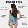Teal Fanny Pack Belt Bag I Mens Fanny Packs for