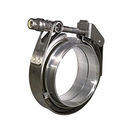 V-Band Clamp with Aluminum Flange for 3.50" Outside Diameter Hose Coupling Part Number- 252005