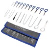 CCLIFE 20-Piece Universal Car Radio Removal Tool Release Tool Radio
