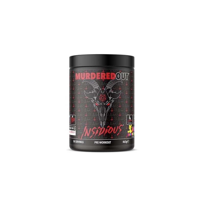 Murdered Out Pre Workout Insidious Scummy Bear 463g