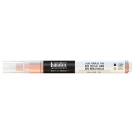 Liquitex 4620810 2-4 mm Fine Nib Paint Marker - Light Portrait Pink