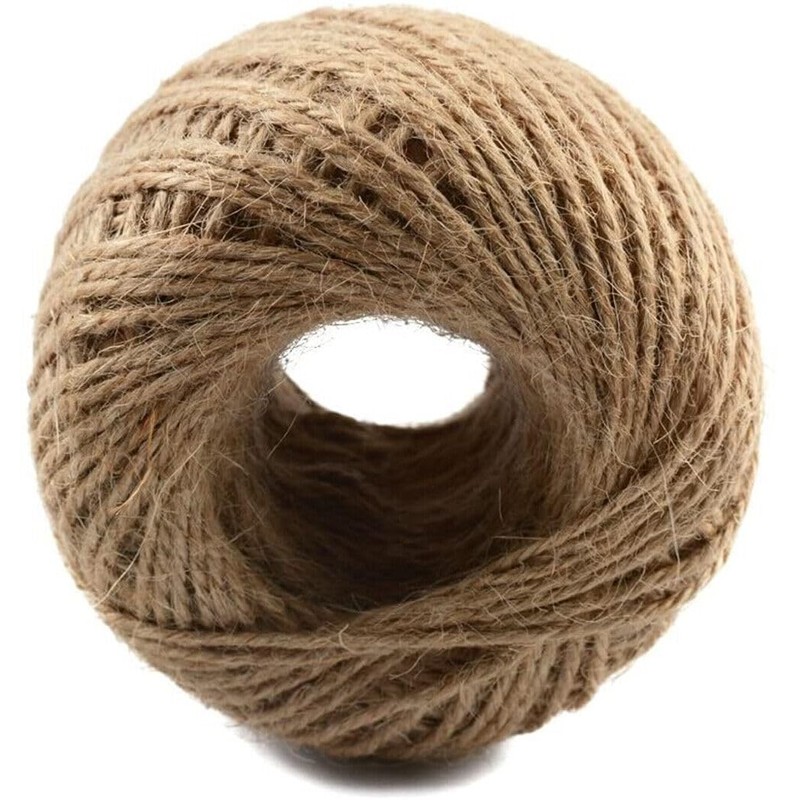 Leona Co Natural Jute Twine Gift Wrapping String DIY Rope