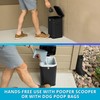 Nevink Dog Poop Trash Can Outside - Outdoor Dog Waste