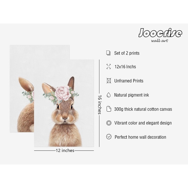 Nursery Rabbit Art small unframed