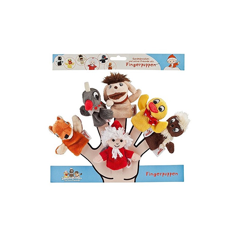Unser Sandmännchen und Freunde 986176 – Finger Puppet Set –