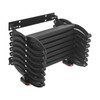 FXEIPOL 7 Steps Wall Mounted Folding Ladder, Metal Attic Stairs