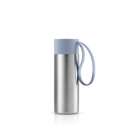 Eva Solo | To Go Cup 12oz | Double walled thermo cup with vacuum | Danish Design, Functionality & Quality | Blue sky