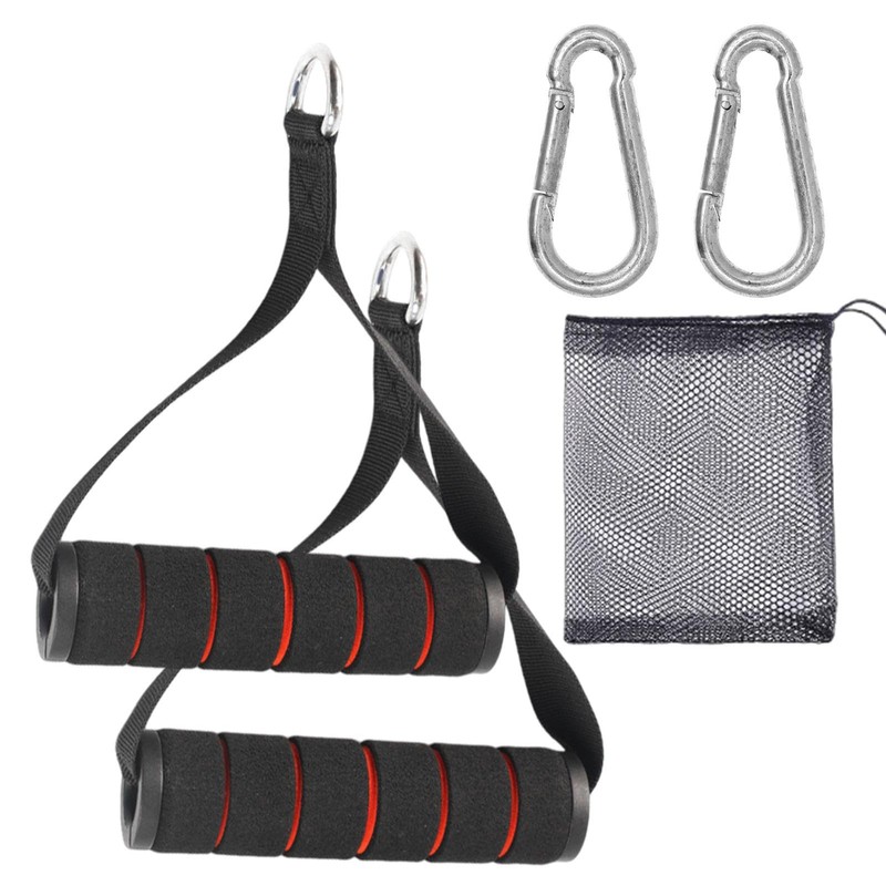 Workout Handles, Replacement Exercise Band Handles - Cable Grips Attachments,