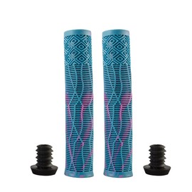 CLAS FOX Pro Scooter Grips 160 mm Bar Ends Included Soft and Comfortable (Blue Purple)
