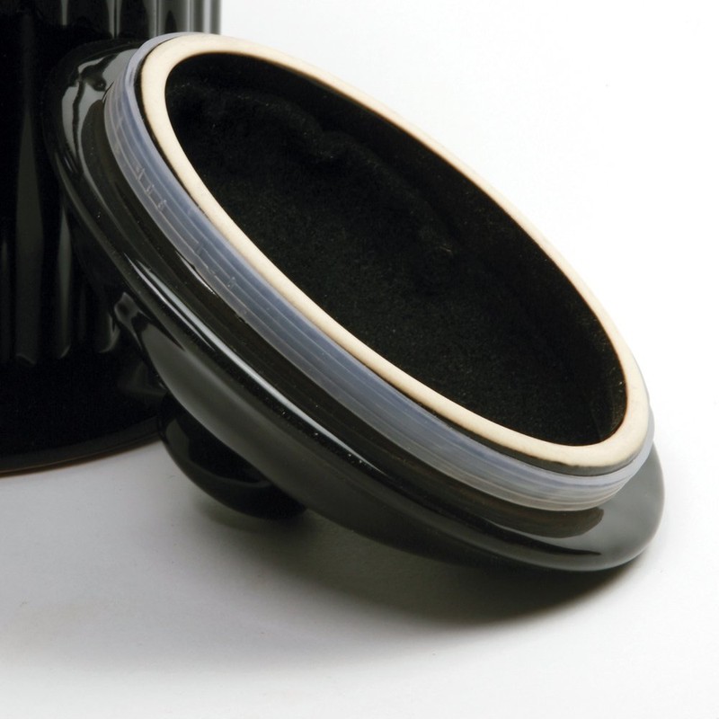 Norpro, Black Ceramic Compost Keeper, One Size