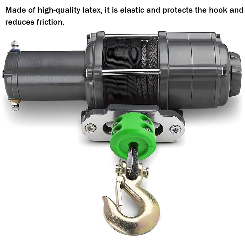 Bittwee Car Rubber Winch Stopper for ATV UTV Truck, Cable