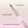 Acrylic Nail Brush Size 4,KEMEISI 100% Pure Kolinsky Nail Art