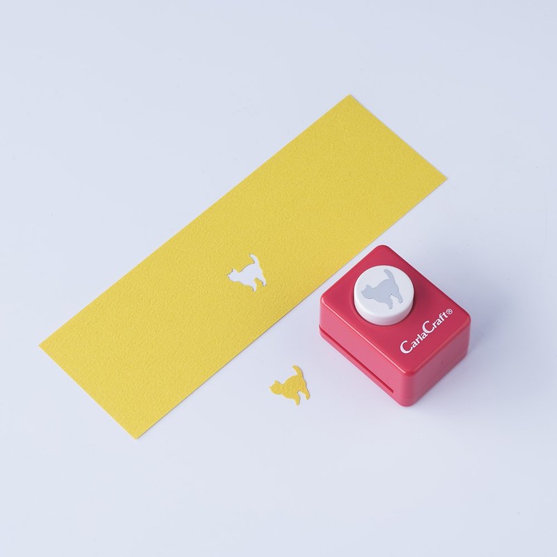 Carl Craft Small Size Craft Paper Punch, Cat (CP-1 Cat)