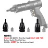 KIARUO M6 M8 M10 Metric Self-Locking Rivet Nut Gun Head,