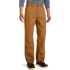 Carhartt Men's Washed Duck Work Dungaree Pant,Carhartt Brown,30W x 32L
