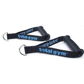 Total Gym 40950H Flexible Nylon Strap Handles for Comfortable and Versatile Workout Routines on Home Machines, Black