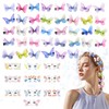 Shinybox Pack of 38 Butterfly Hair Clips, 10 Butterfly Face