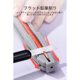 Flat Pencil Sharpener, Eyeliner Sharpener, 4 in 1 Pencil Sharpener, For Makeup Beginners To Professionals, Safe And Easy To Carry Eyebrow Sharpener