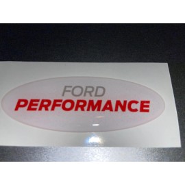 FORD PERFORMANCE OVAL DOMED RESIN DECAL EMBLEM STICKER FOR RAPTOR GT MUSTANG RS