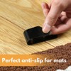 12 Pieces Anti-Slip Rug Grippers|Carpet Gripper|Carpet Tape|Rug Underlay|H HOME-MART Double
