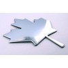 Maple Leaf Canada Chrome Finish Decal Emblem 3D Sticker car
