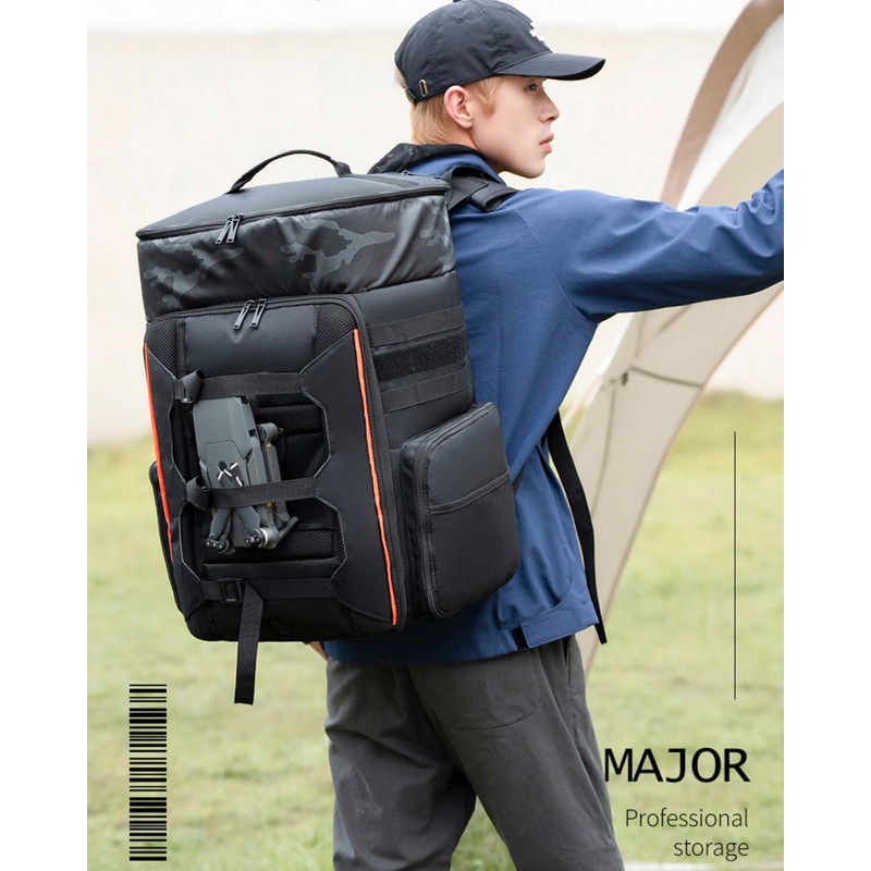 KEQIKAI Drone Backpack 50L Professional for DJI FPV/Mavic/Air, Water Resistant