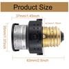 TWDRTDD Indoor/Outdoor Dusk-to-Dawn Light Control Socket,Automatic Dusk to Dawn Light