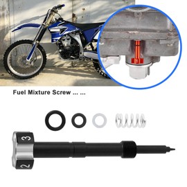 SG Store CNC-Luft-Kraftstoff-Gemisch-Schraubeneinsteller Kompatibel mit Keihin FCR FCR-MX Carb Kompatibel mit Yamaha YZ250F YZ450F YFZ450 Schwarz