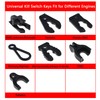 Universal Boat Kill Switch Keys Lanyard, Outboard Jet Ski Cord