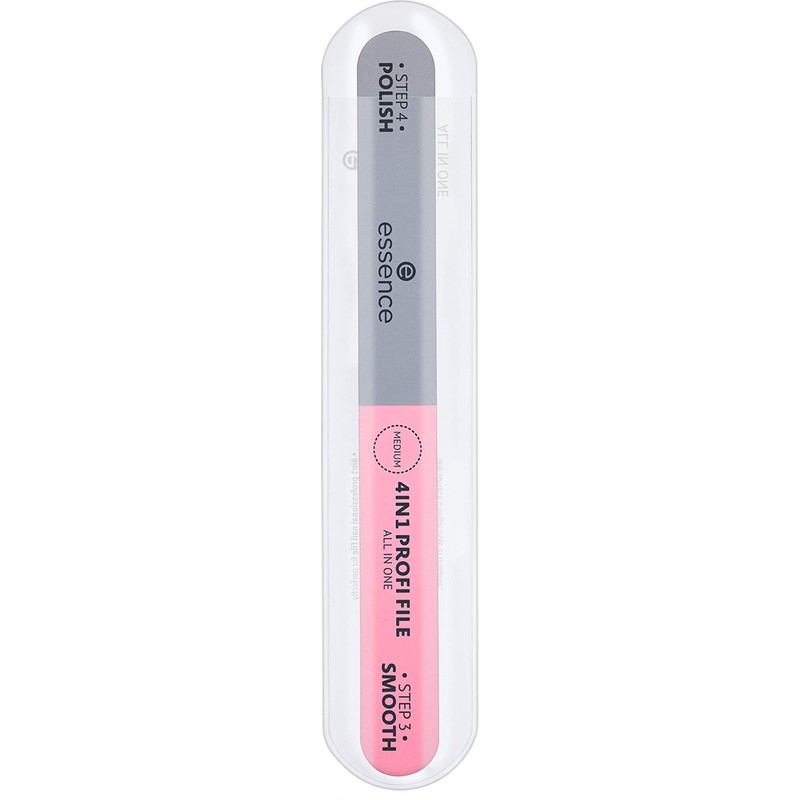essence 4IN1 PROFI FILE, Multigrain Emery Nail File, 4in1 Nail
