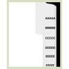 Exhibitindexes® Exhibit Tabs AAAAA-ZZZZZ Dividers (5A-5Z)