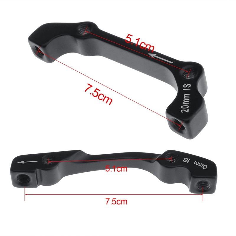 EMSea 160mm Front&Rear CNC Disc Brake Adapter Caliper Post Mount