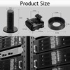 Leadrise 50-Pack M6 x 16mm Computer Rack Mount Cage Screws,