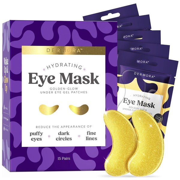 DERMORA DERMORA Golden Glow Under Eye Patches (15 Pairs Eye