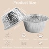 Aluminum Foil Baking Cups, 150 Pack Disposable 3 Oz Ramekins