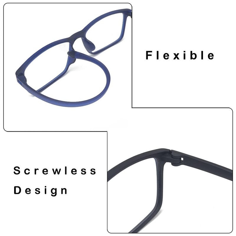 MCOORN Lesebrille Entspiegelt Groß Breit für Herren Damen, Lesehilfe Leicht