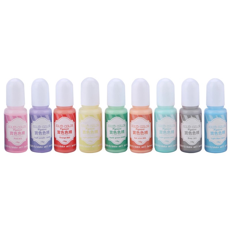 9 Colors 10g Epoxy UV Resin Coloring Dye Colorant Pigment