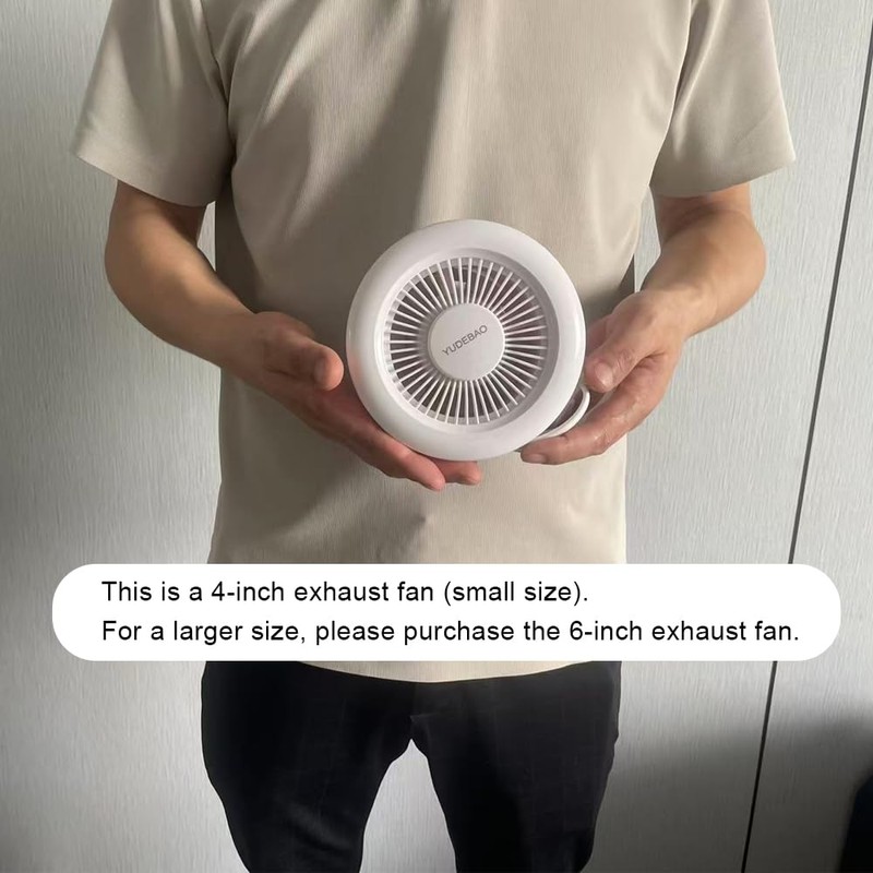 YUDEBAO (Ultra Quiet 4 inch ceiling and wall mounted exhaust